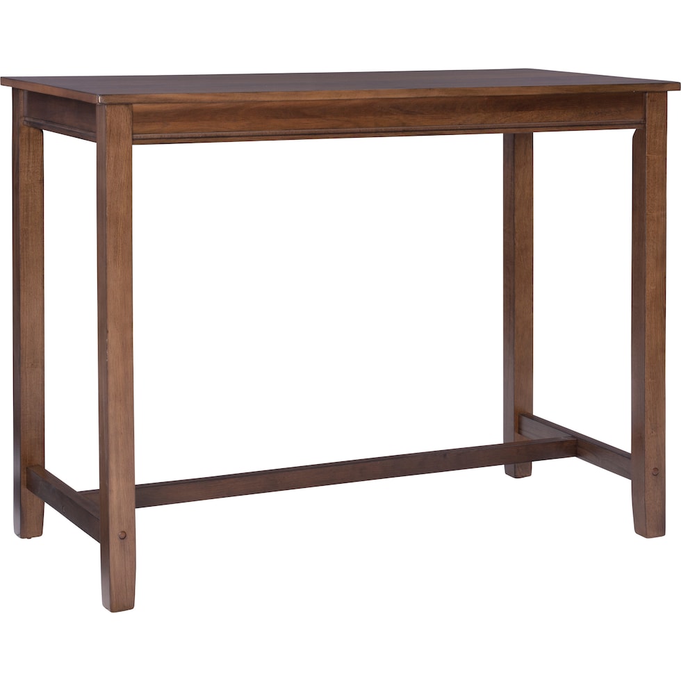 wilcox dark brown counter height dining table   