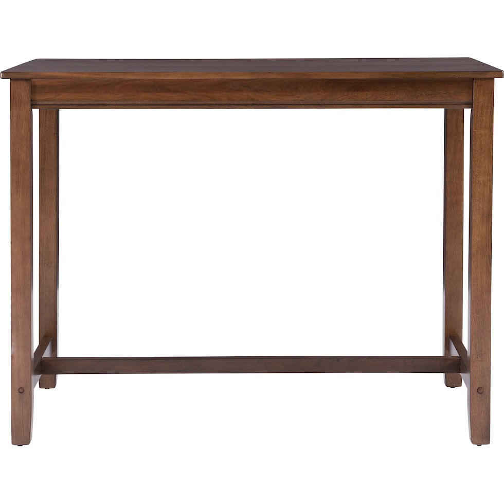 wilcox dark brown counter height dining table   