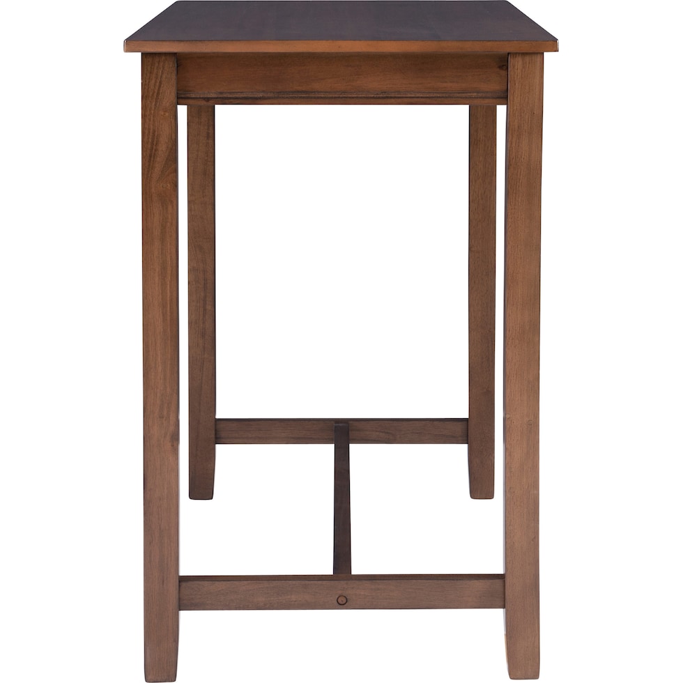 wilcox dark brown counter height dining table   