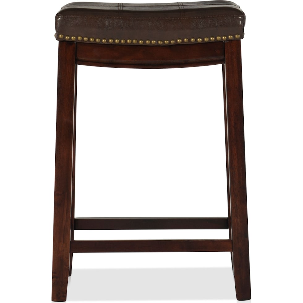 wilcox dark brown counter height stool   