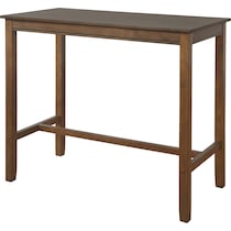 wilcox dark brown dining table   