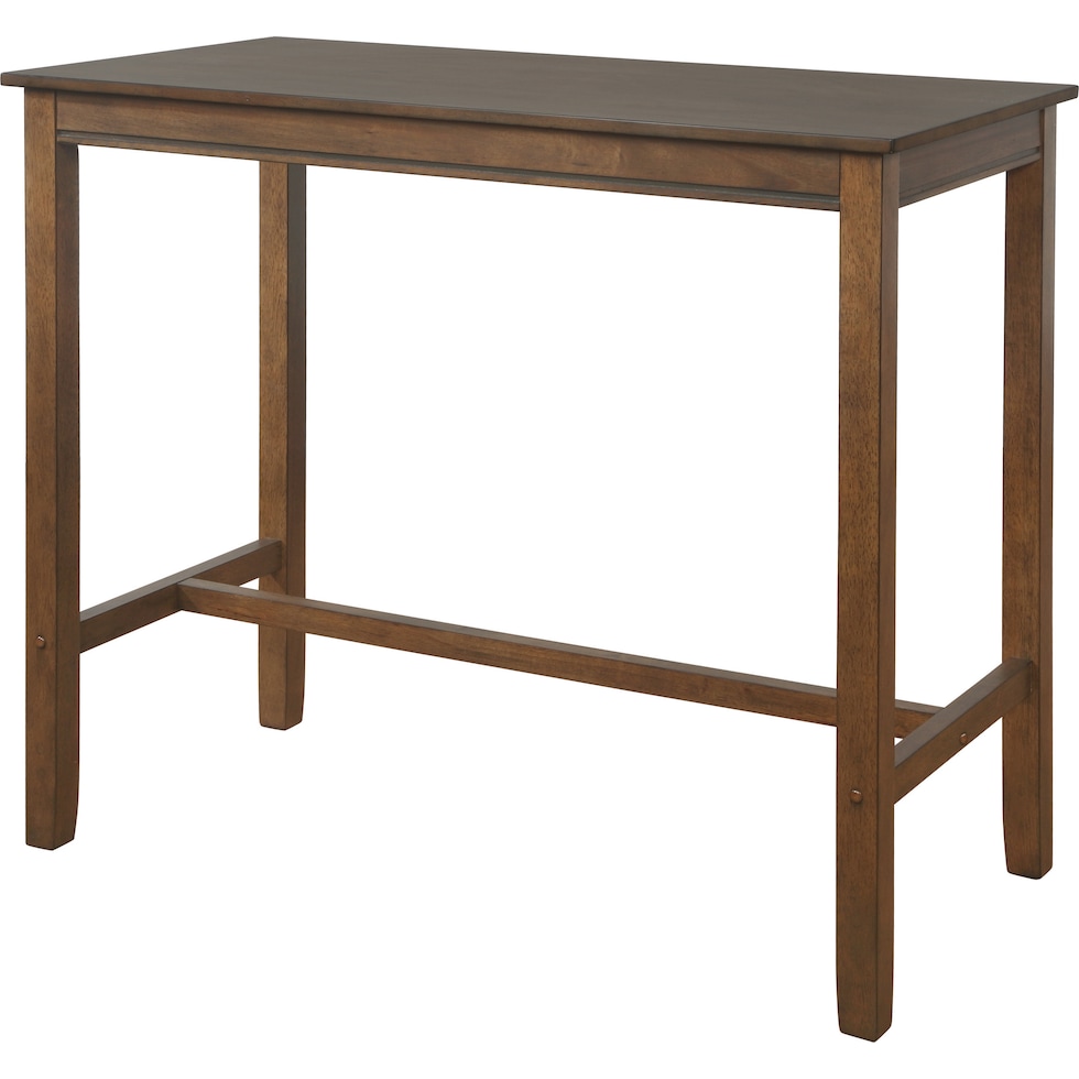 wilcox dark brown dining table   