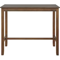 wilcox dark brown dining table   