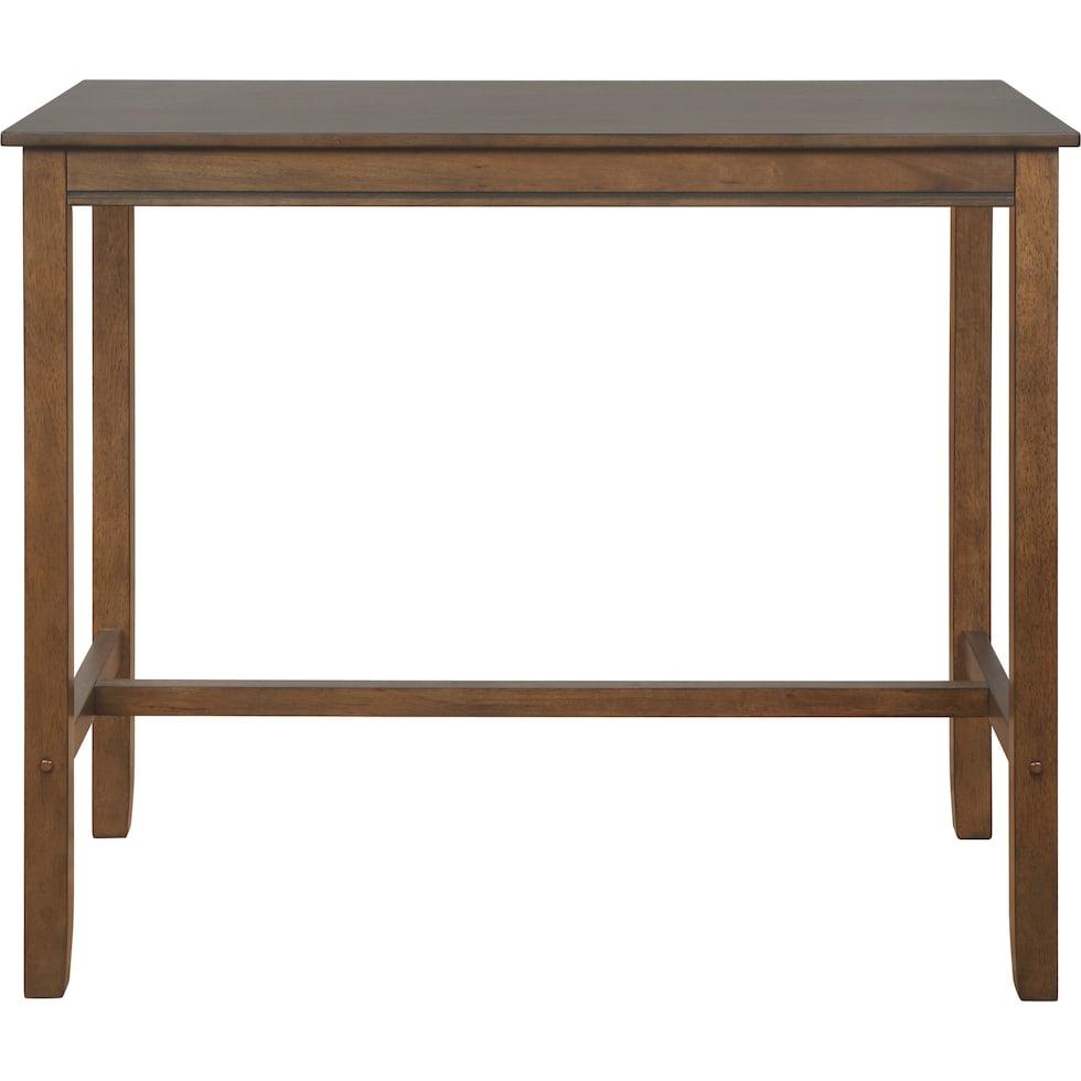 wilcox dark brown dining table   