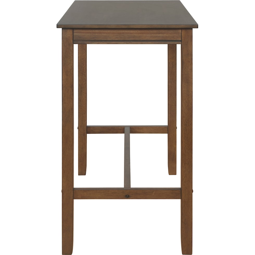 wilcox dark brown dining table   