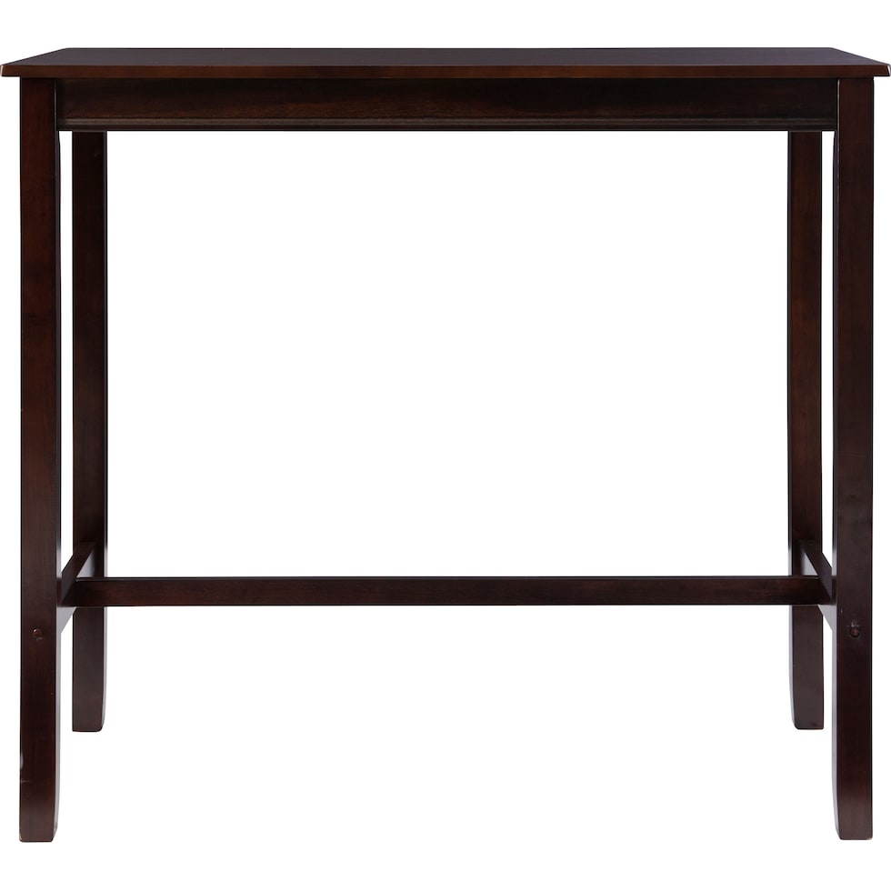wilcox dark brown dining table   