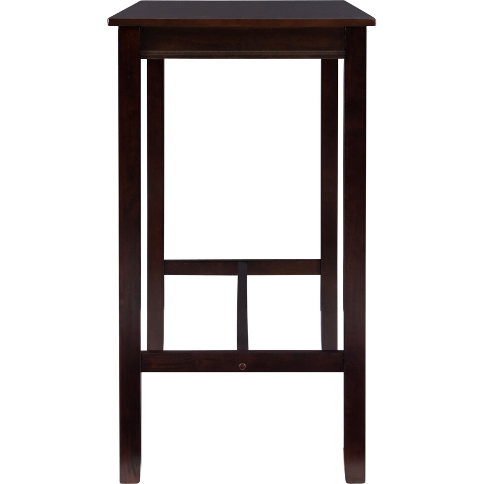 wilcox dark brown dining table   