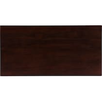 wilcox dark brown dining table   