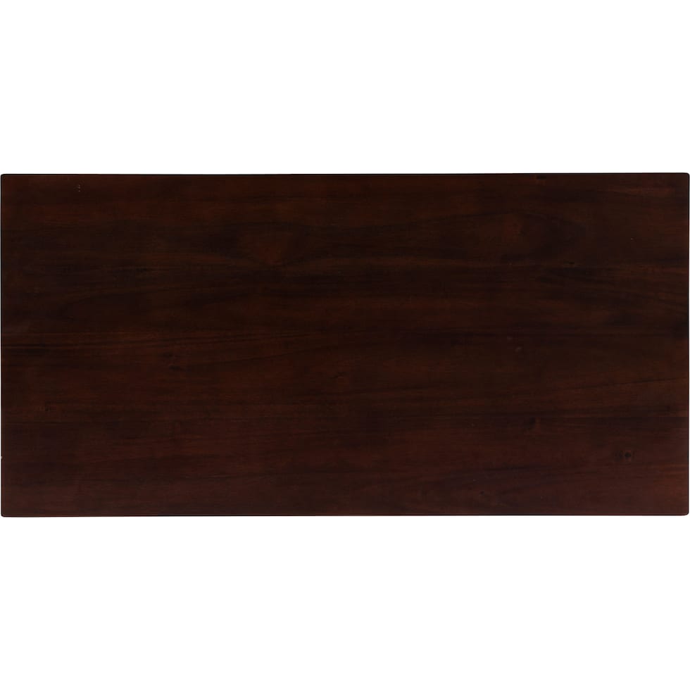 wilcox dark brown dining table   