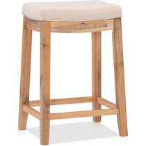 wilcox neutral counter height stool   