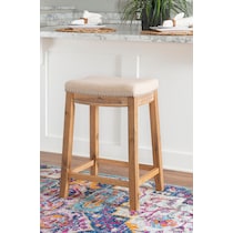 wilcox neutral counter height stool   