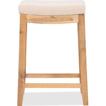 wilcox neutral counter height stool   