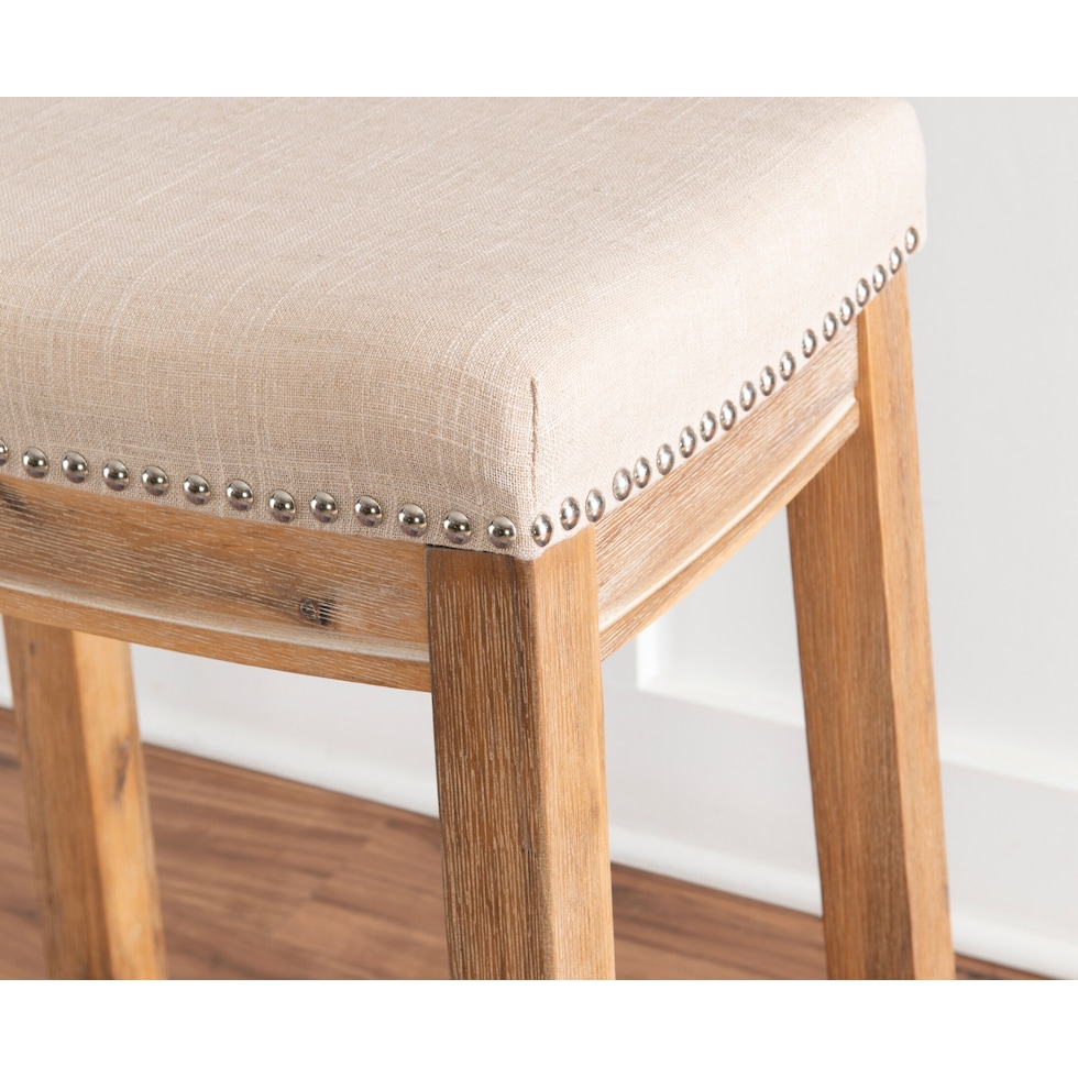 wilcox neutral counter height stool   