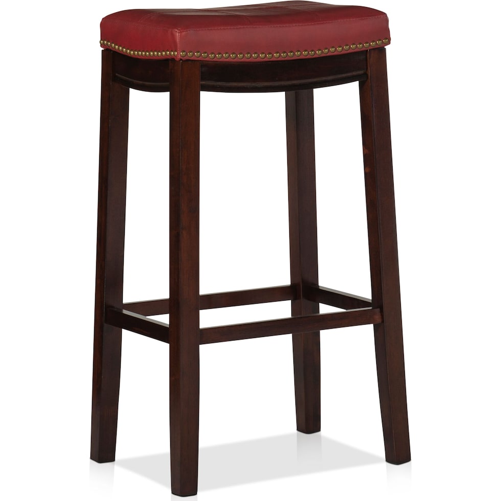 wilcox red bar stool   