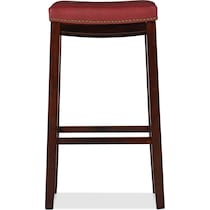 wilcox red bar stool   