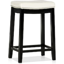 wilcox white counter height stool   