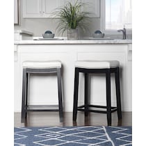 wilcox white counter height stool   
