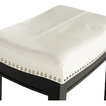 wilcox white counter height stool   