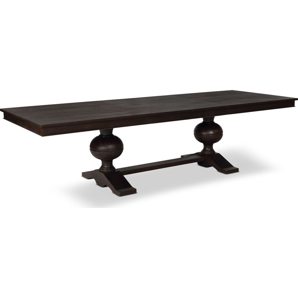 wilder dark brown dining table   