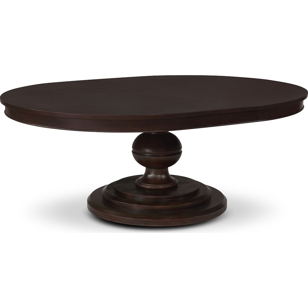 wilder dark brown dining table   