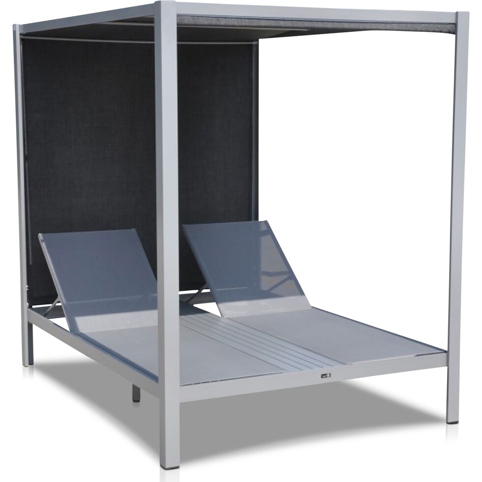 wildwood gray outdoor daybed   