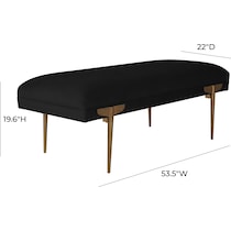 wiles black bench   