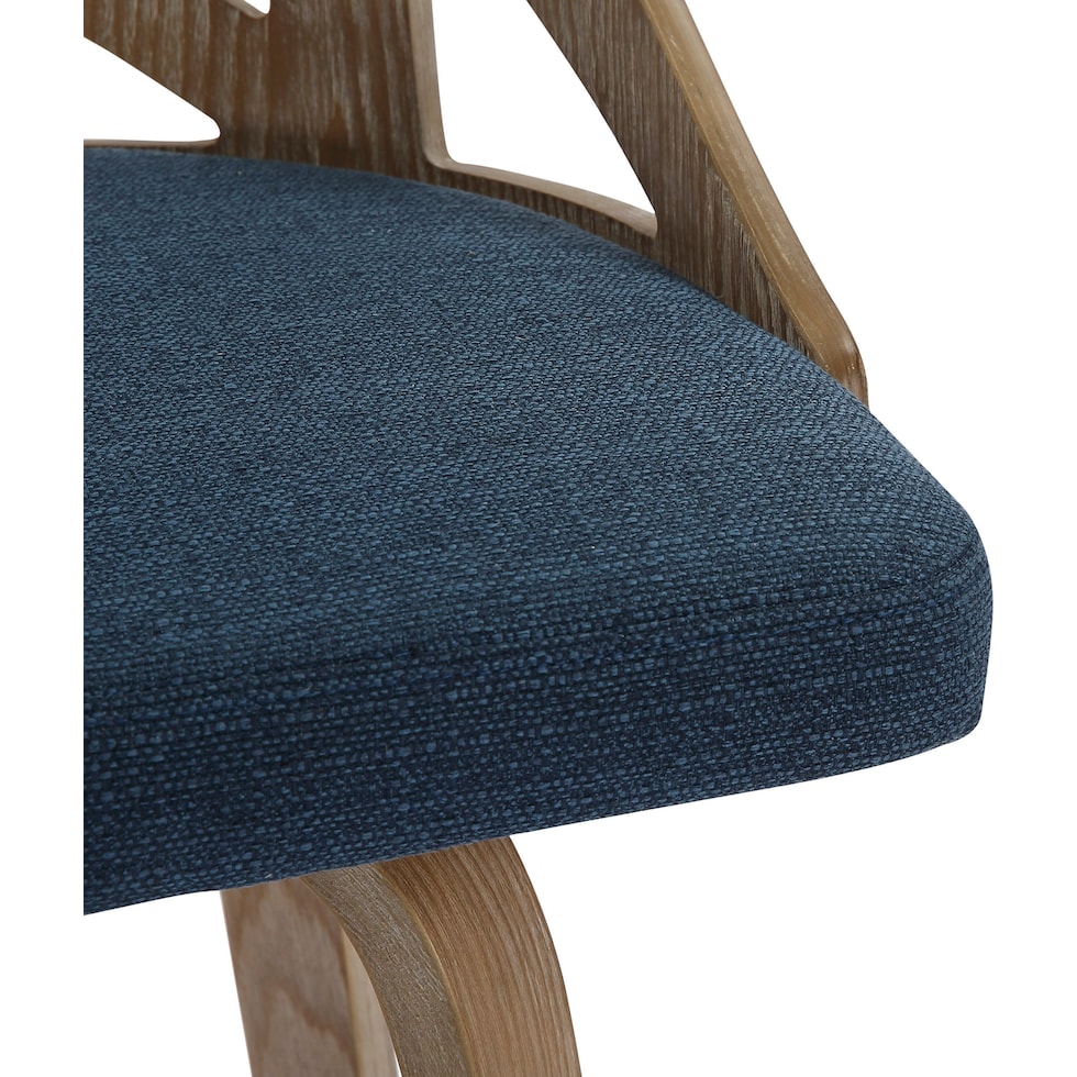 wiley blue counter height stool   