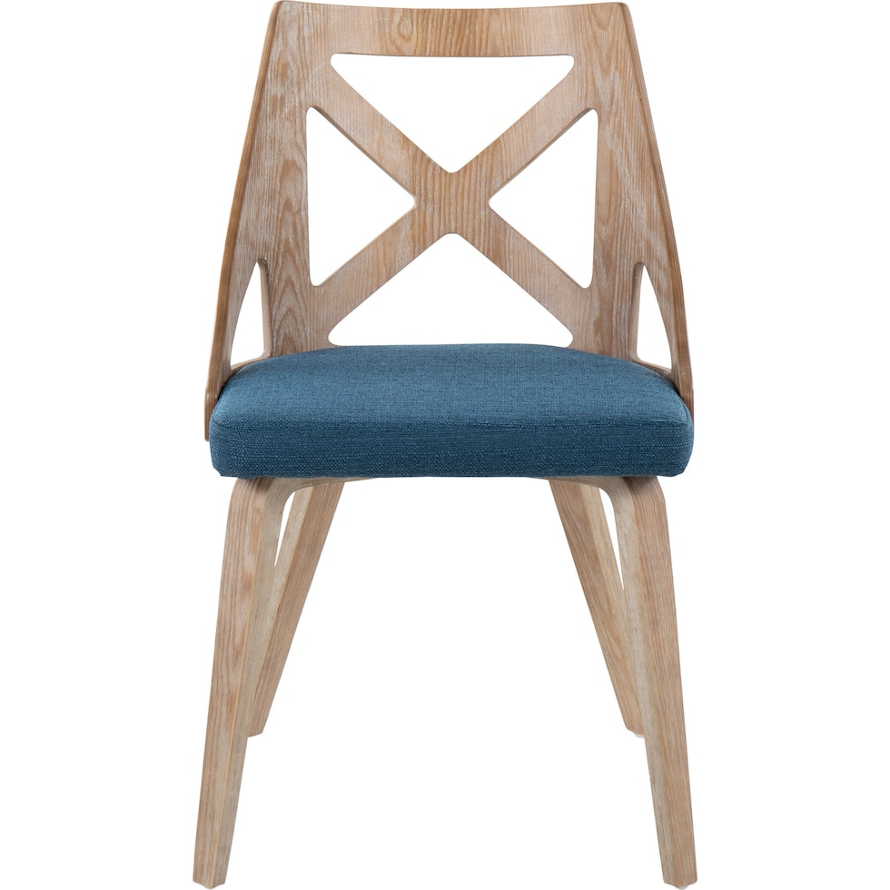 wiley blue dining chair   