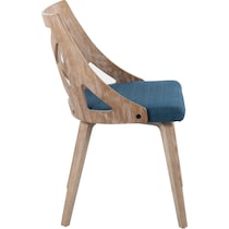 wiley blue dining chair   