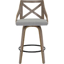 wiley gray counter height stool   