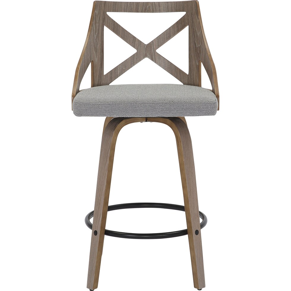 wiley gray counter height stool   