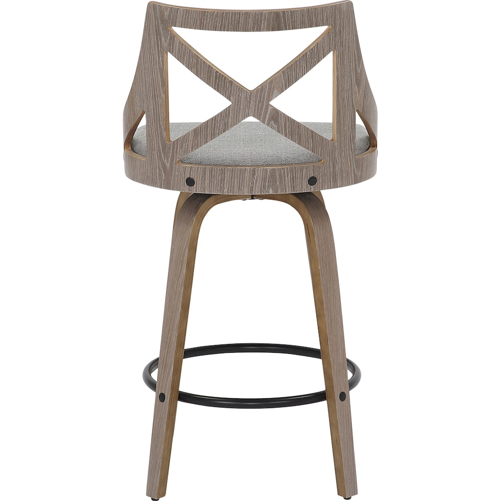 wiley gray counter height stool   