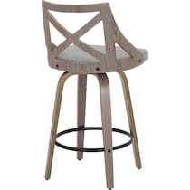 wiley gray counter height stool   