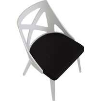 wiley gray dining chair   