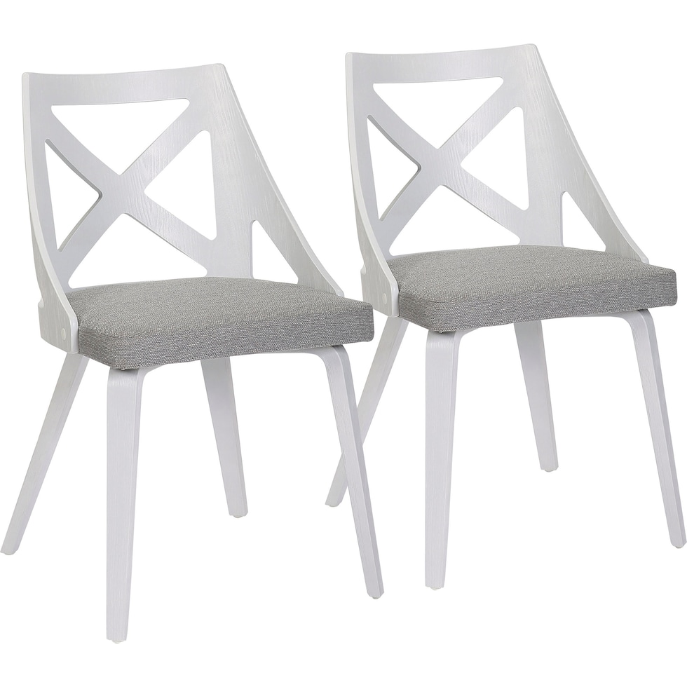 wiley gray dining chair   