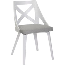 wiley gray dining chair   