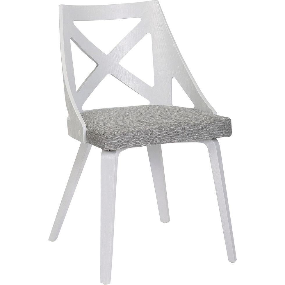 wiley gray dining chair   
