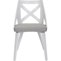 wiley gray dining chair   