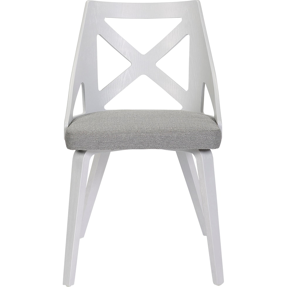 wiley gray dining chair   
