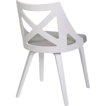 wiley gray dining chair   