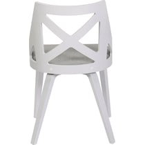 wiley gray dining chair   