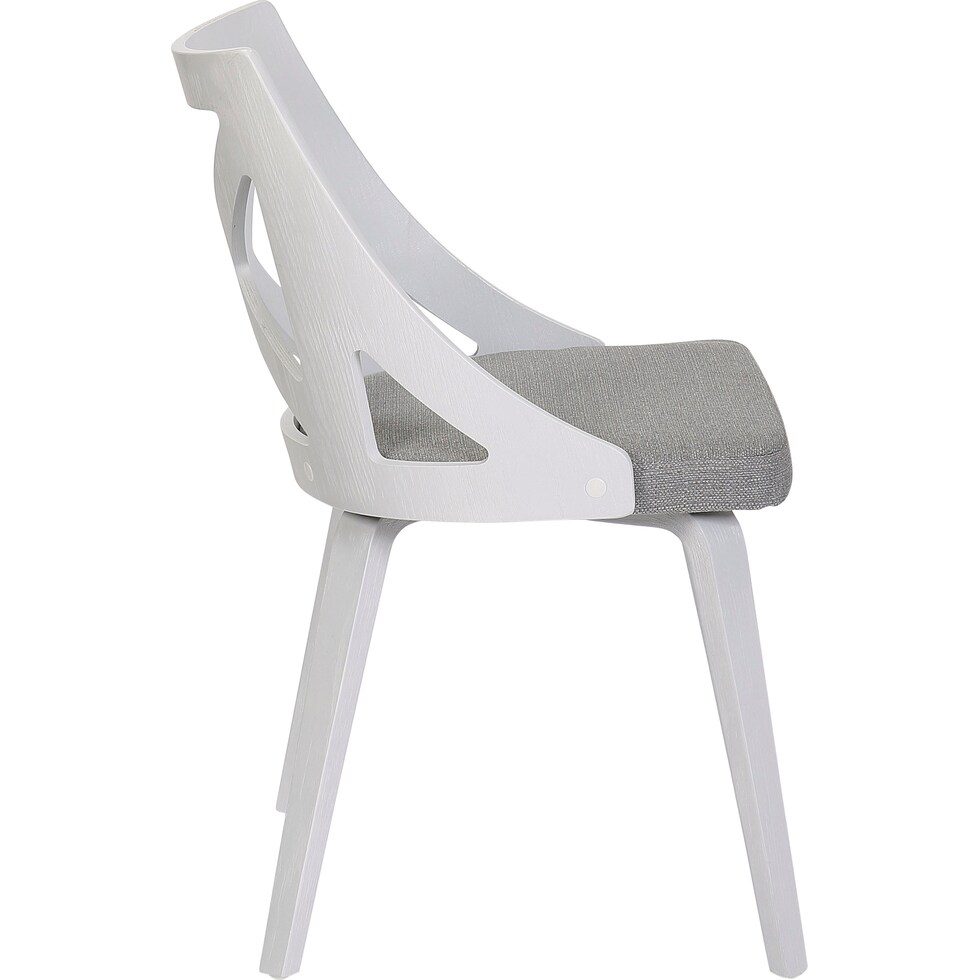 wiley gray dining chair   