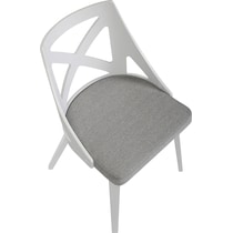 wiley gray dining chair   