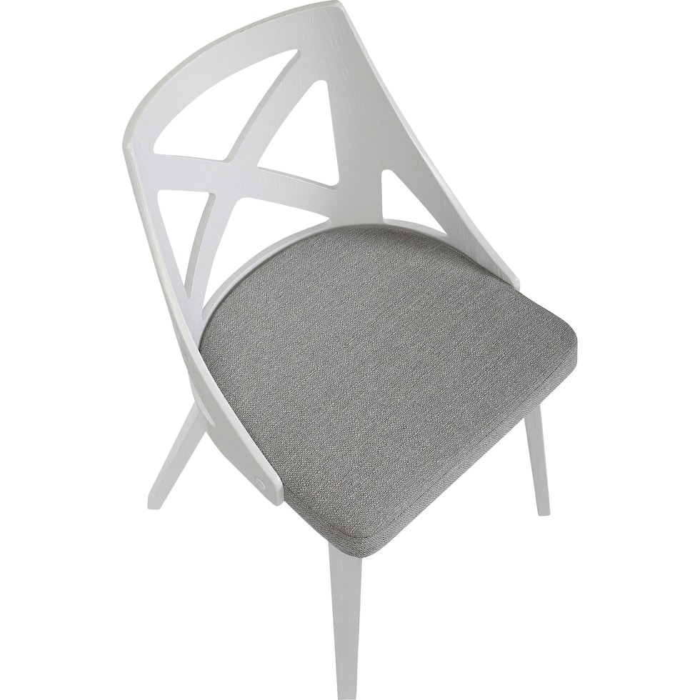 wiley gray dining chair   