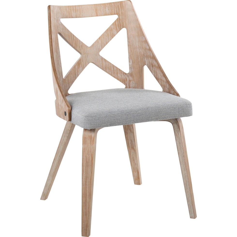 wiley gray dining chair   