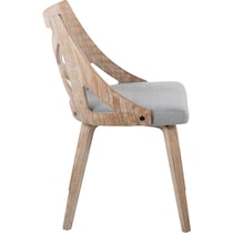 wiley gray dining chair   