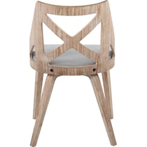 wiley gray dining chair   