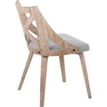 wiley gray dining chair   