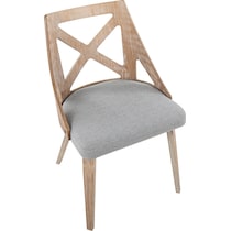 wiley gray dining chair   