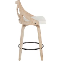 wiley white counter height stool   